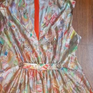Colorful empress dress